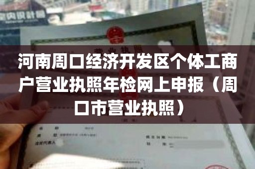 河南周口经济开发区个体工商户营业执照年检网上申报（周口市营业执照）