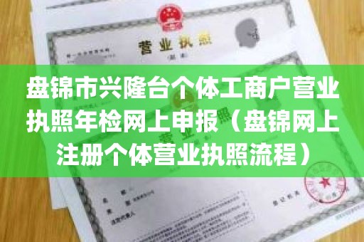 盘锦市兴隆台个体工商户营业执照年检网上申报（盘锦网上注册个体营业执照流程）