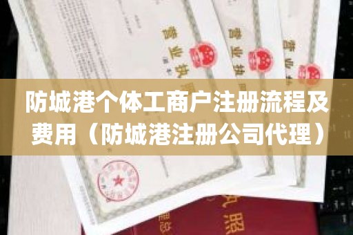 防城港个体工商户注册流程及费用（防城港注册公司代理）