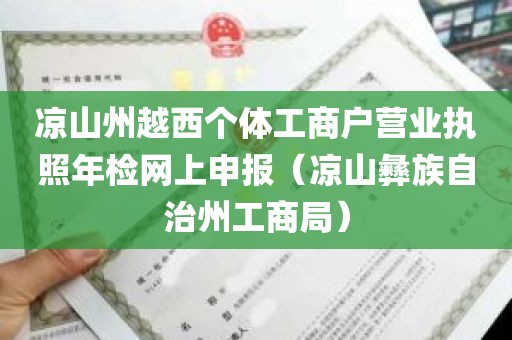 凉山州越西个体工商户营业执照年检网上申报（凉山彝族自治州工商局）