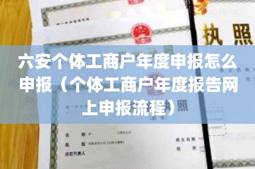 六安个体工商户年度申报怎么申报（个体工商户年度报告网上申报流程）