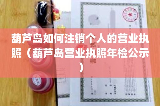 葫芦岛如何注销个人的营业执照（葫芦岛营业执照年检公示）