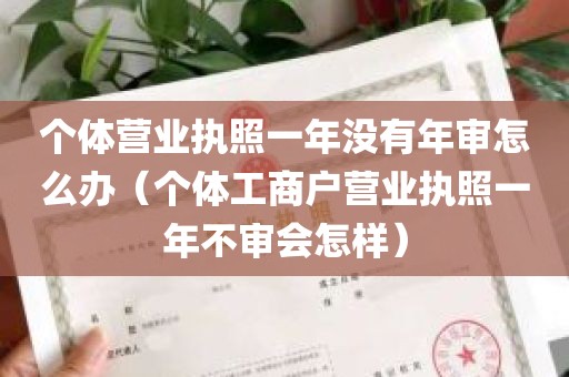 个体营业执照一年没有年审怎么办（个体工商户营业执照一年不审会怎样）