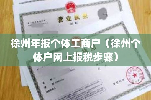 徐州年报个体工商户（徐州个体户网上报税步骤）