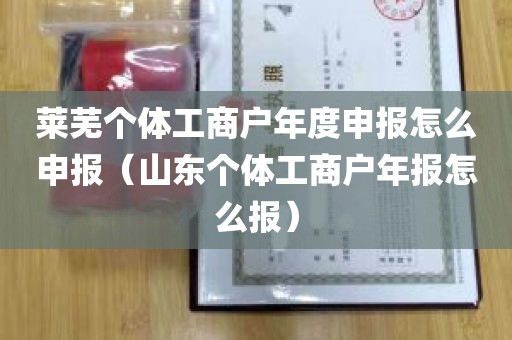 莱芜个体工商户年度申报怎么申报（山东个体工商户年报怎么报）