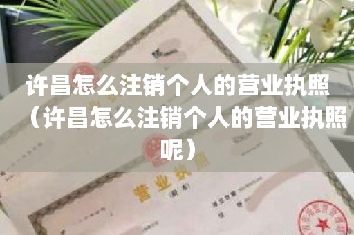 许昌怎么注销个人的营业执照（许昌怎么注销个人的营业执照呢）