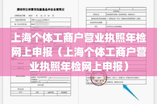 上海个体工商户营业执照年检网上申报（上海个体工商户营业执照年检网上申报）