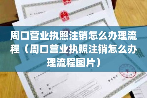 周口营业执照注销怎么办理流程（周口营业执照注销怎么办理流程图片）