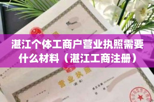 湛江个体工商户营业执照需要什么材料（湛江工商注册）