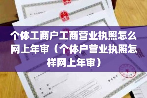 个体工商户工商营业执照怎么网上年审（个体户营业执照怎样网上年审）