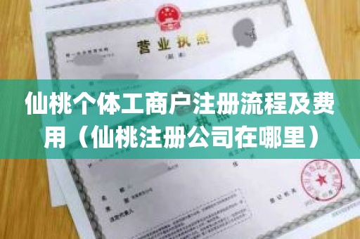 仙桃个体工商户注册流程及费用（仙桃注册公司在哪里）