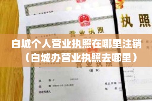 白城个人营业执照在哪里注销（白城办营业执照去哪里）