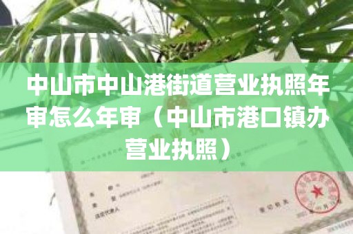 中山市中山港街道营业执照年审怎么年审（中山市港口镇办营业执照）