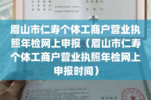 眉山市仁寿个体工商户营业执照年检网上申报（眉山市仁寿个体工商户营业执照年检网上申报时间）