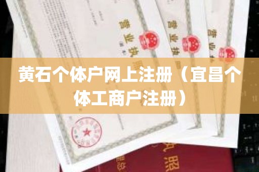 黄石个体户网上注册（宜昌个体工商户注册）