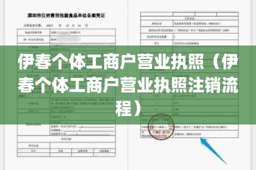 伊春个体工商户营业执照（伊春个体工商户营业执照注销流程）