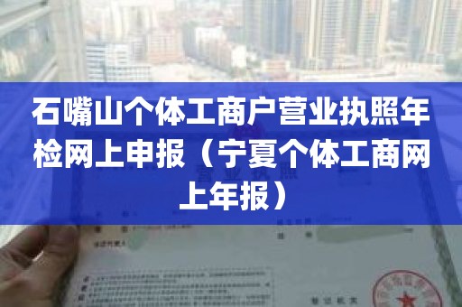 石嘴山个体工商户营业执照年检网上申报（宁夏个体工商网上年报）