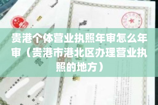 贵港个体营业执照年审怎么年审（贵港市港北区办理营业执照的地方）