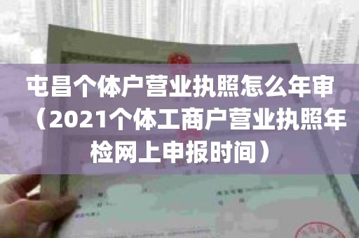 屯昌个体户营业执照怎么年审（2021个体工商户营业执照年检网上申报时间）