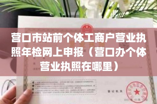 营口市站前个体工商户营业执照年检网上申报（营口办个体营业执照在哪里）