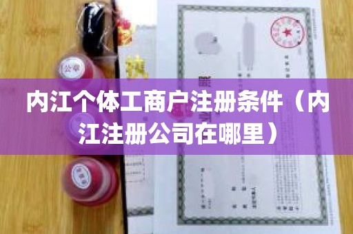 内江个体工商户注册条件（内江注册公司在哪里）