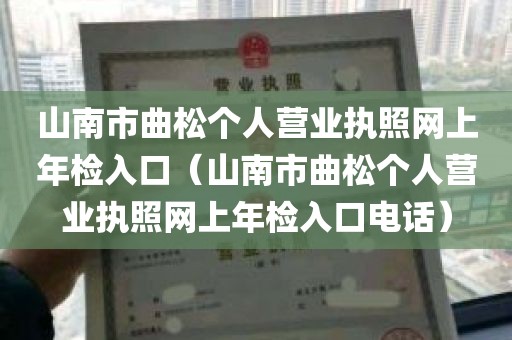 山南市曲松个人营业执照网上年检入口（山南市曲松个人营业执照网上年检入口电话）