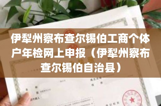 伊犁州察布查尔锡伯工商个体户年检网上申报（伊犁州察布查尔锡伯自治县）