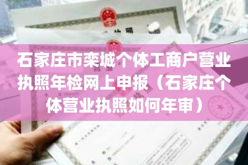 石家庄市栾城个体工商户营业执照年检网上申报（石家庄个体营业执照如何年审）