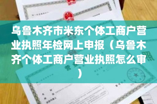 乌鲁木齐市米东个体工商户营业执照年检网上申报（乌鲁木齐个体工商户营业执照怎么审）