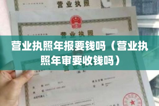 营业执照年报要钱吗（营业执照年审要收钱吗）