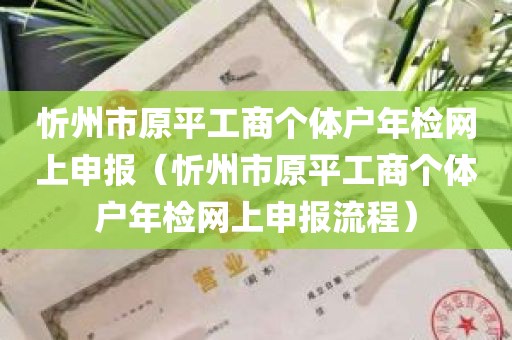 忻州市原平工商个体户年检网上申报（忻州市原平工商个体户年检网上申报流程）