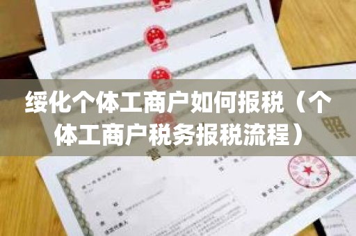 绥化个体工商户如何报税（个体工商户税务报税流程）