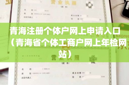 青海注册个体户网上申请入口（青海省个体工商户网上年检网站）