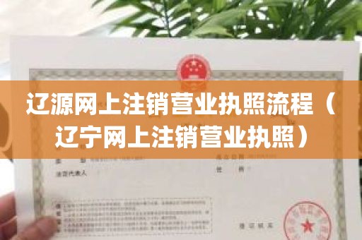 辽源网上注销营业执照流程（辽宁网上注销营业执照）