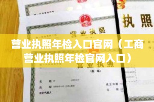 营业执照年检入口官网（工商营业执照年检官网入口）