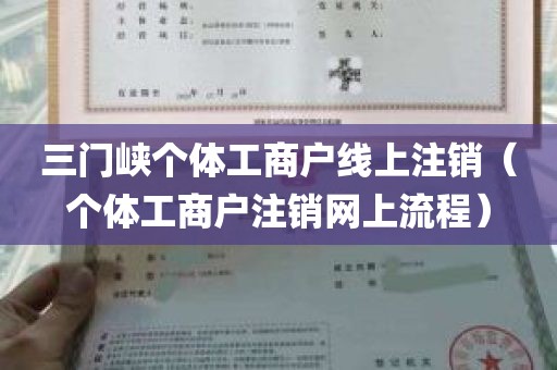 三门峡个体工商户线上注销（个体工商户注销网上流程）