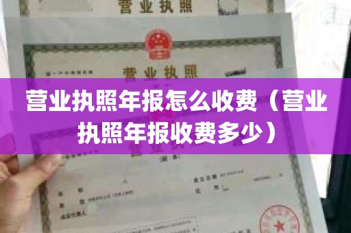 营业执照年报怎么收费（营业执照年报收费多少）