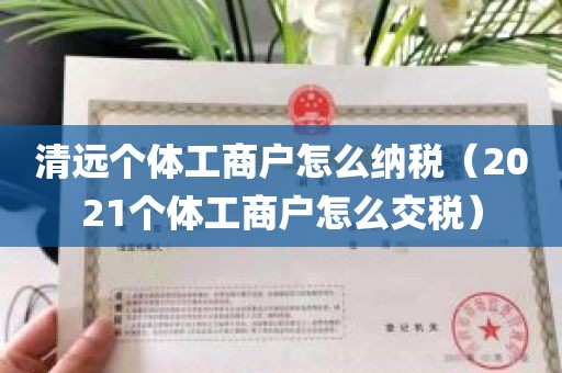 清远个体工商户怎么纳税（2021个体工商户怎么交税）