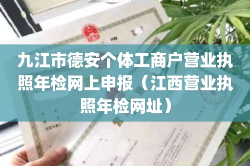 九江市德安个体工商户营业执照年检网上申报（江西营业执照年检网址）