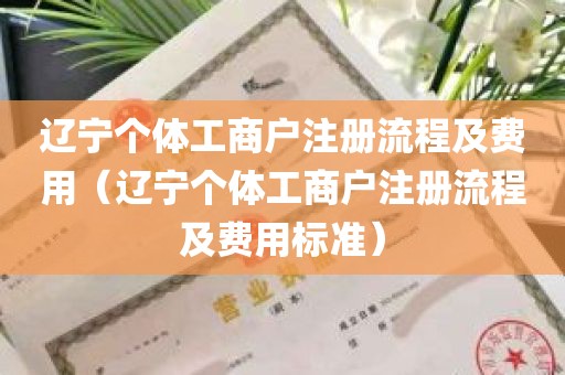 辽宁个体工商户注册流程及费用（辽宁个体工商户注册流程及费用标准）