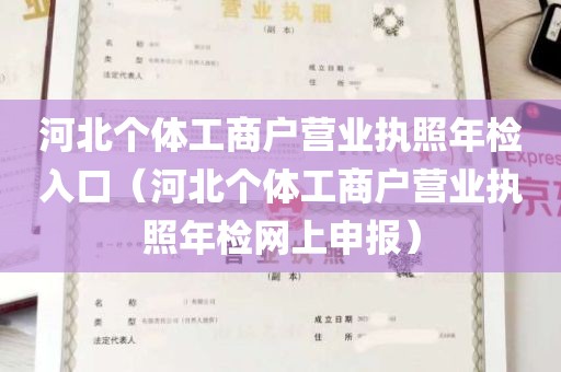 河北个体工商户营业执照年检入口（河北个体工商户营业执照年检网上申报）