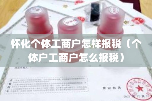 怀化个体工商户怎样报税（个体户工商户怎么报税）