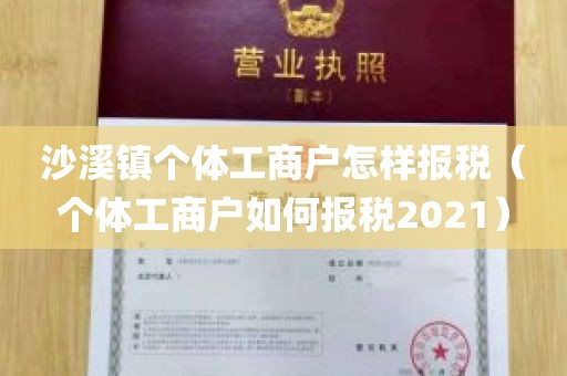 沙溪镇个体工商户怎样报税（个体工商户如何报税2021）