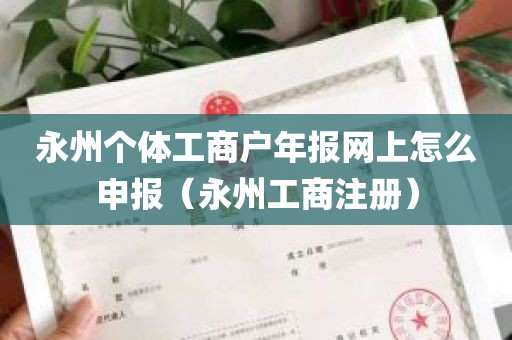 永州个体工商户年报网上怎么申报（永州工商注册）