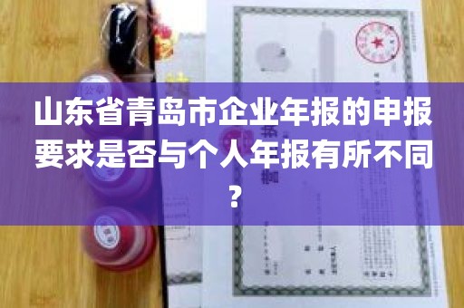 山东省青岛市企业年报的申报要求是否与个人年报有所不同？