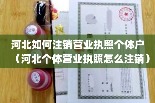 河北如何注销营业执照个体户（河北个体营业执照怎么注销）