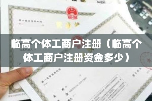 临高个体工商户注册（临高个体工商户注册资金多少）