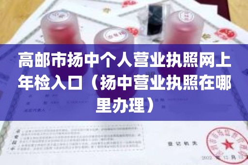 高邮市扬中个人营业执照网上年检入口（扬中营业执照在哪里办理）