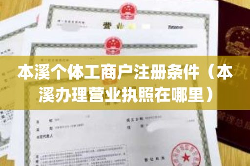 本溪个体工商户注册条件（本溪办理营业执照在哪里）