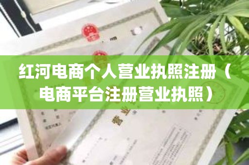 红河电商个人营业执照注册（电商平台注册营业执照）